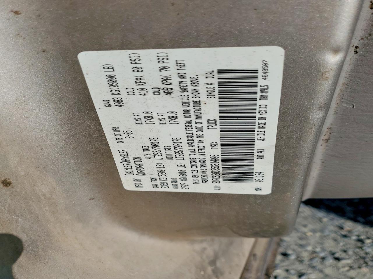 2005 DODGE Ram 2500