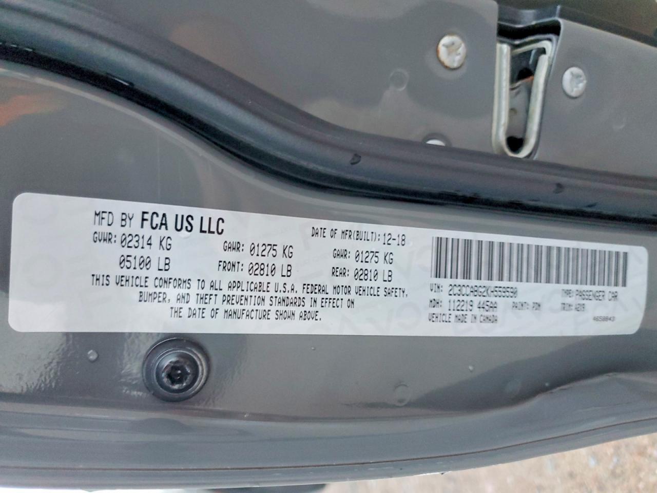 2019 CHRYSLER 300