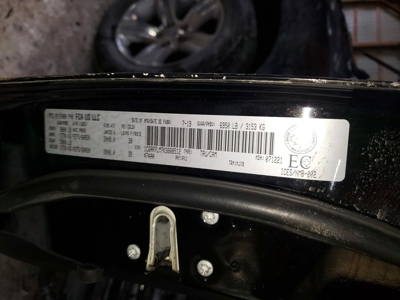 2019 DODGE/RAM Ram 1500 Slt Crew Ca