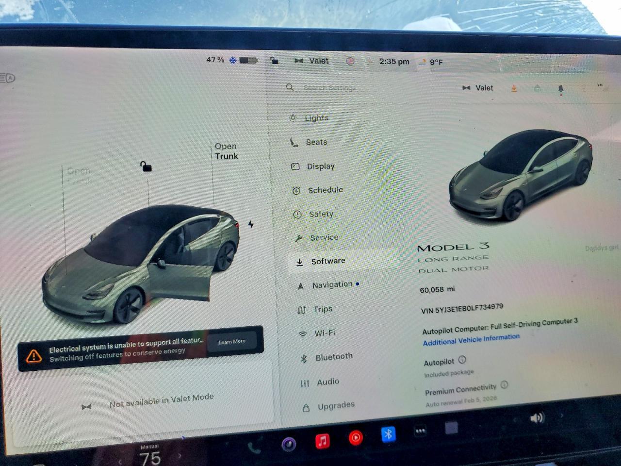 2020 TESLA MODEL 3