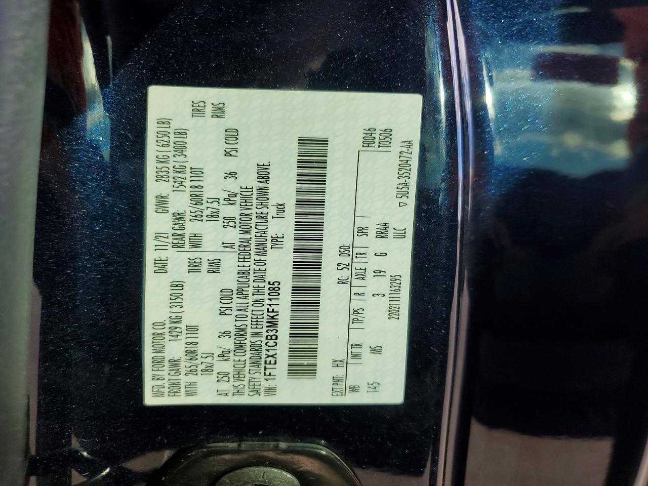 2021 FORD F-150