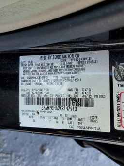 2012 FORD FUSION