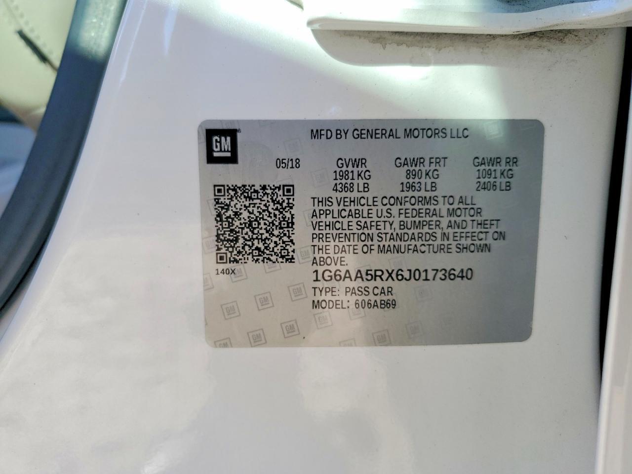 2018 CADILLAC ATS