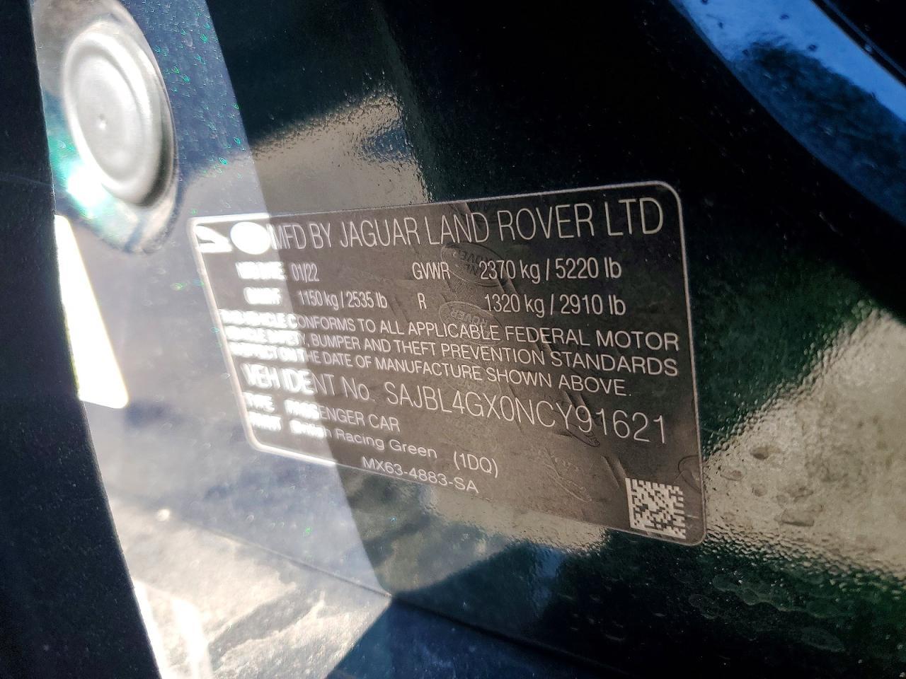 2022 JAGUAR XF