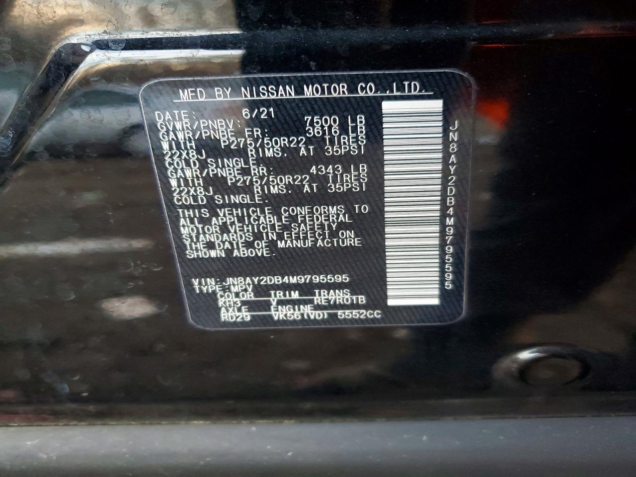 2021 NISSAN Armada