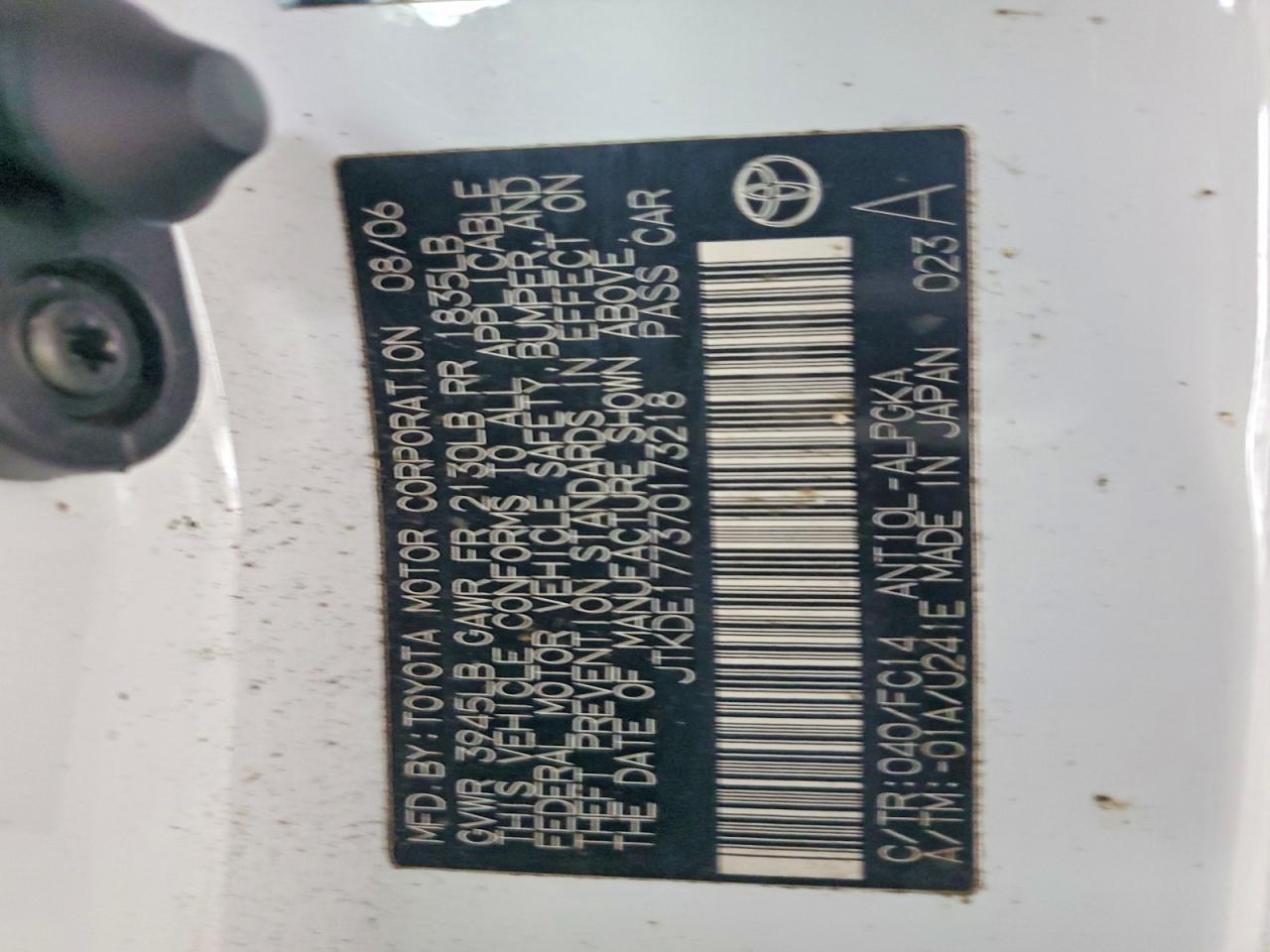 2007 TOYOTA SCION