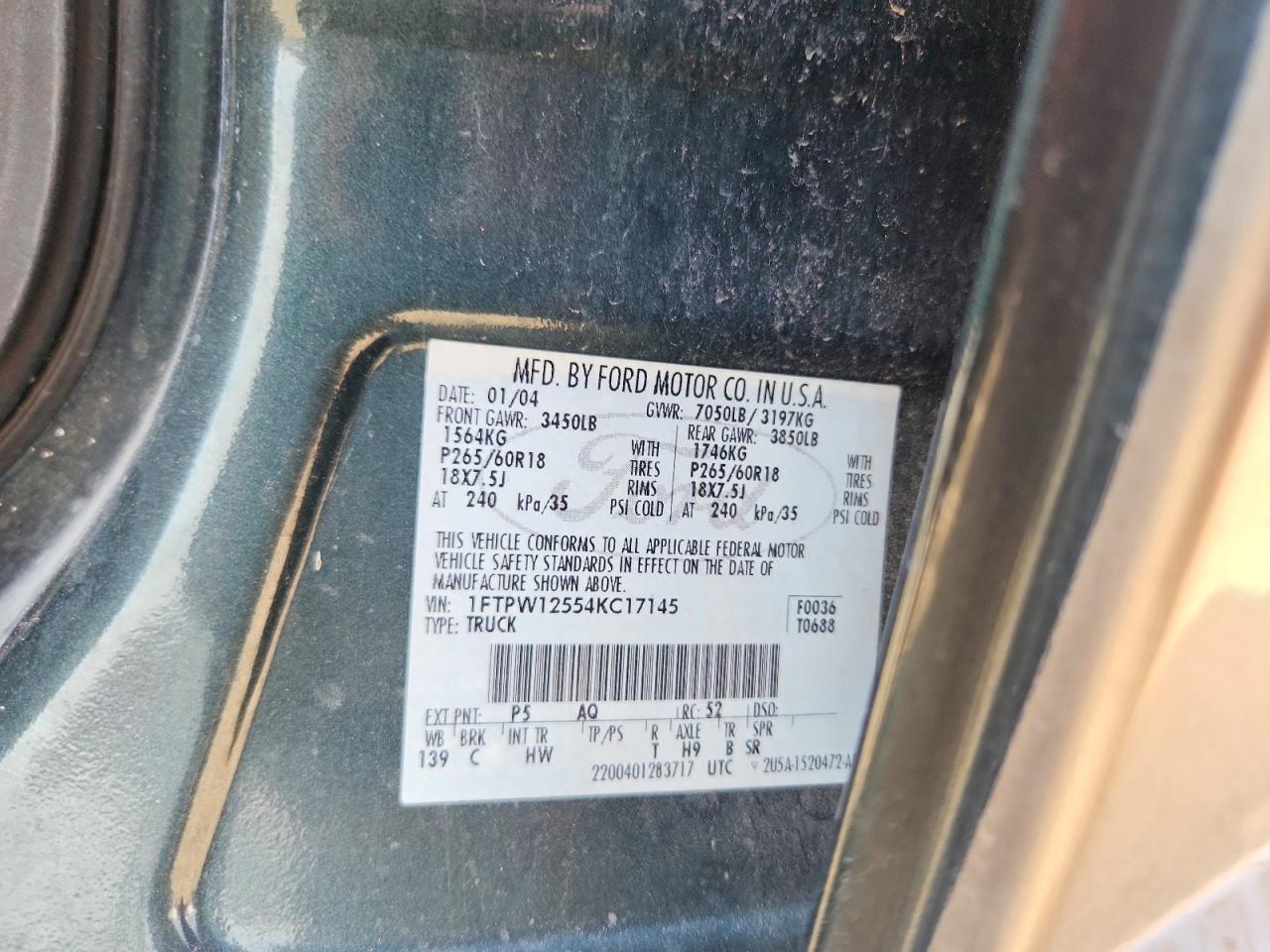 2004 FORD F-150