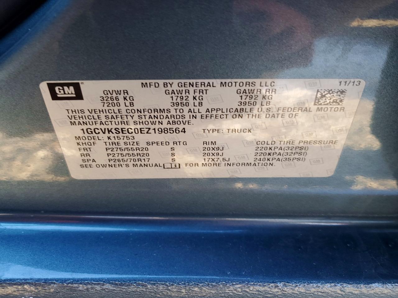 2014 CHEVROLET Silverado