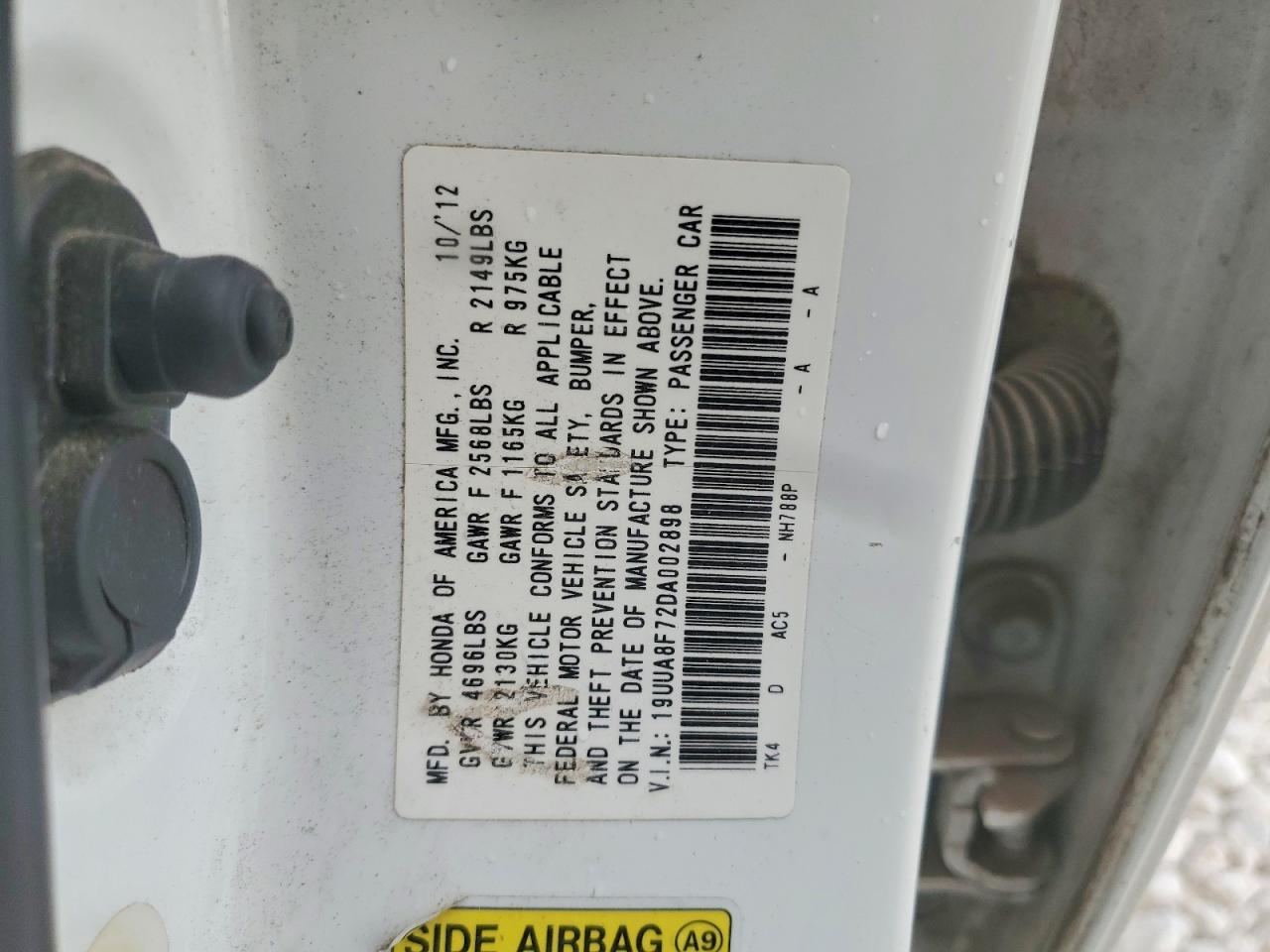 2013 ACURA TL