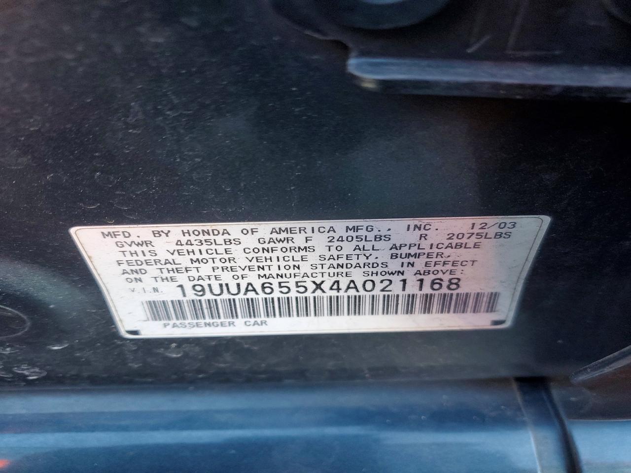 2004 ACURA TL