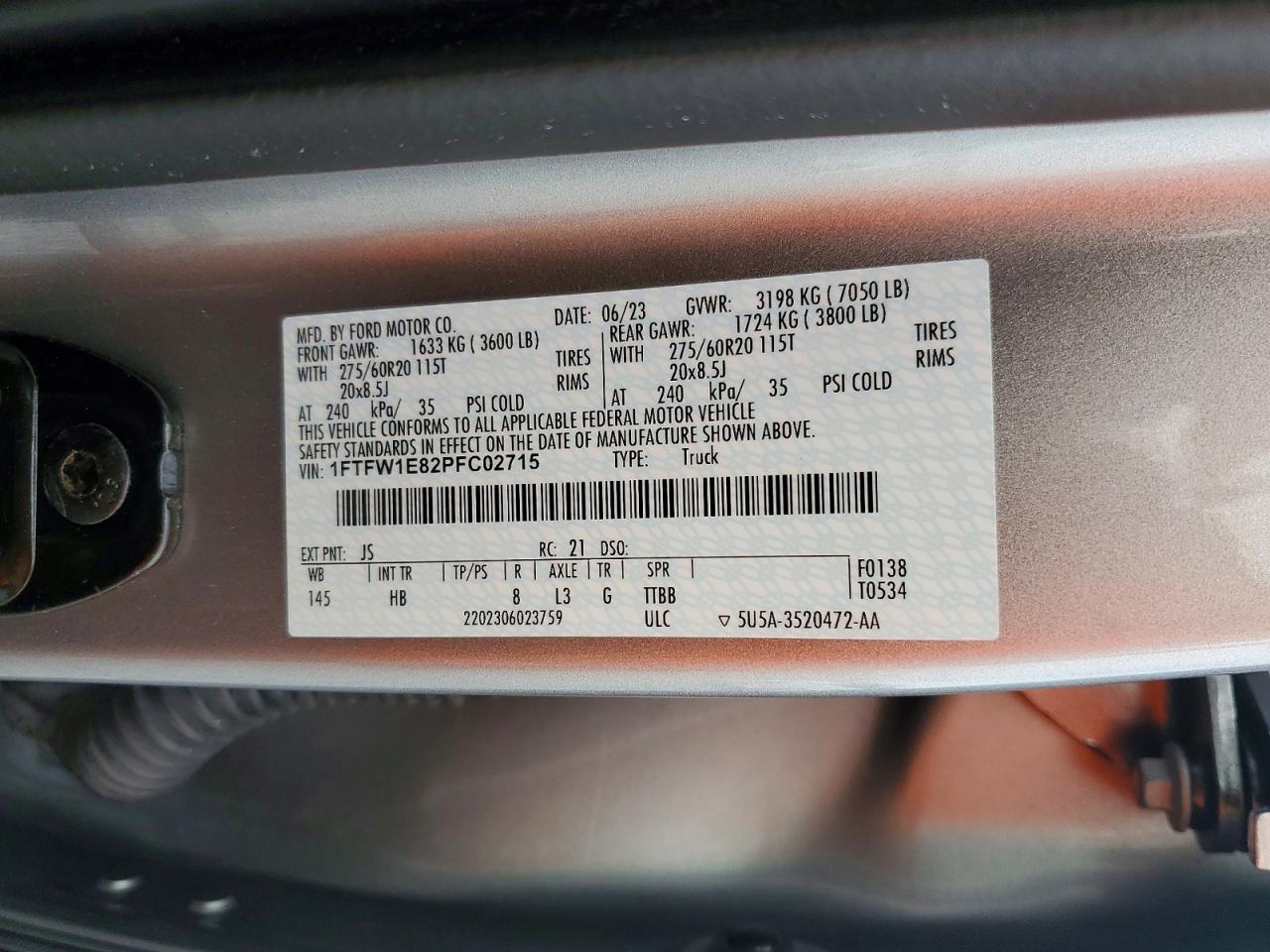 2023 FORD F-150 Lightning