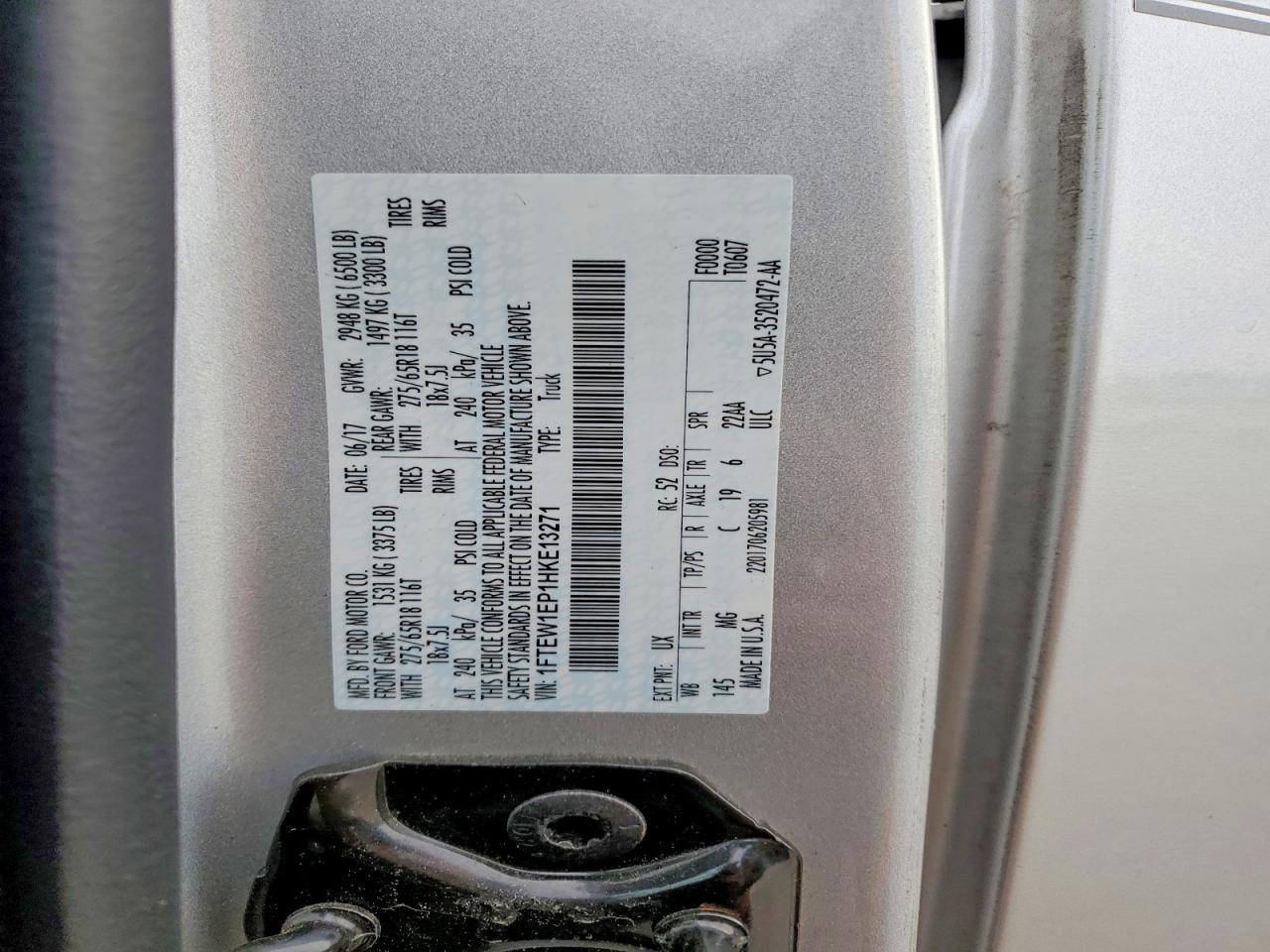 2017 FORD F-150