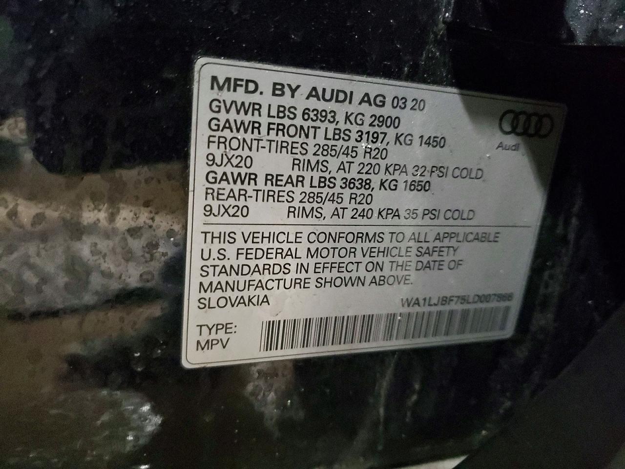 2020 AUDI Q7