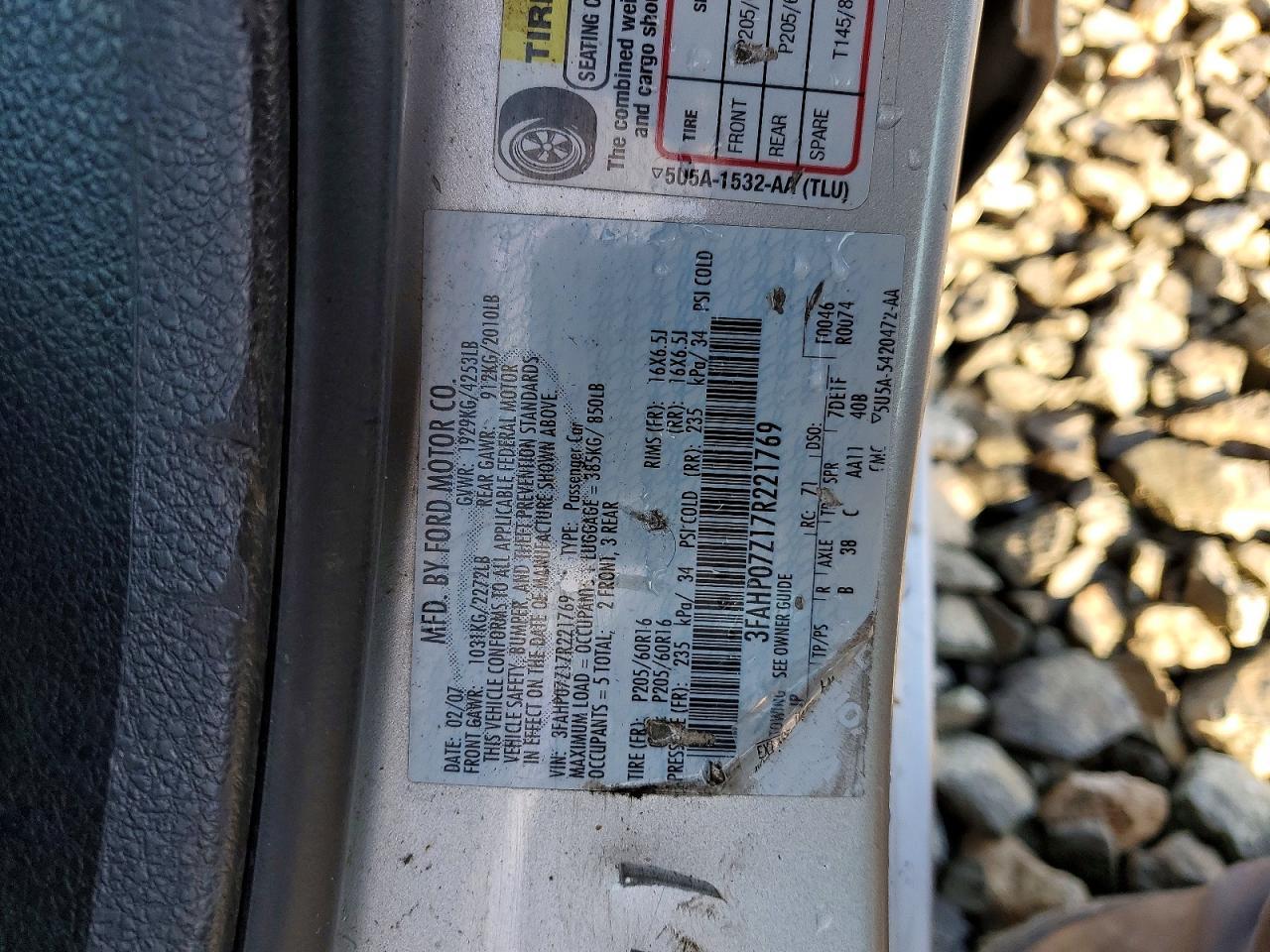 2007 FORD FUSION