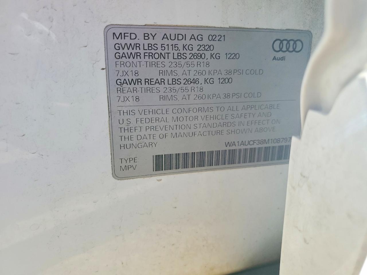 2021 AUDI Q3