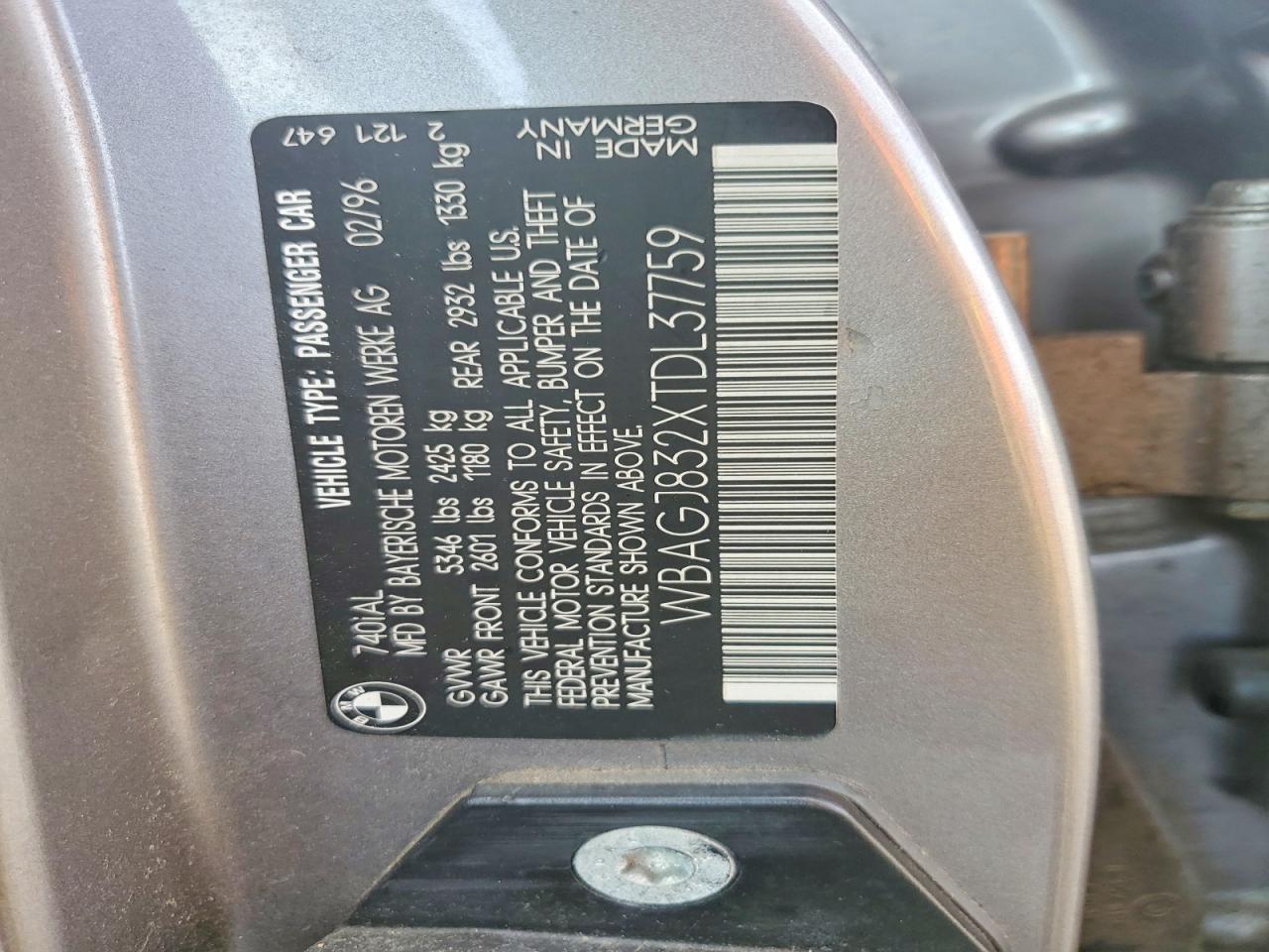 1996 BMW 7 series