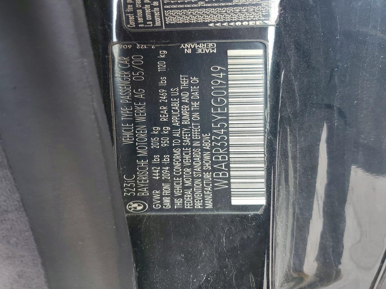 2000 BMW 3 SERIES