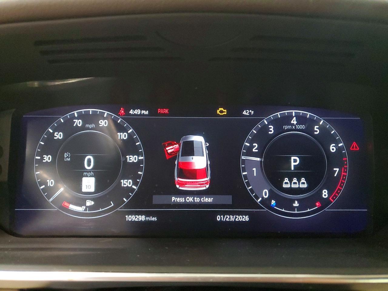 2019 LAND ROVER RANGE ROVER