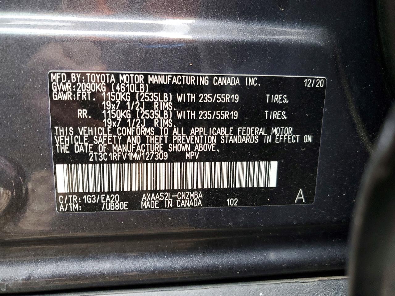 2021 TOYOTA RAV4