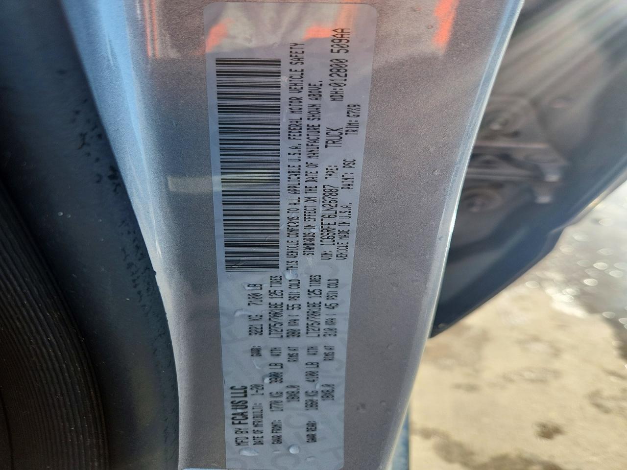 2020 RAM 1500