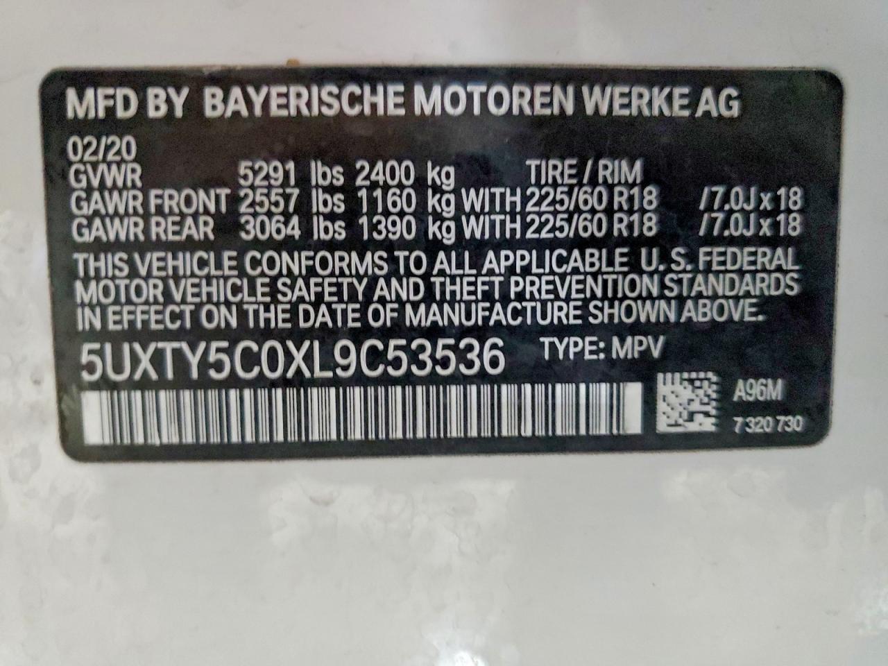 2020 BMW X3