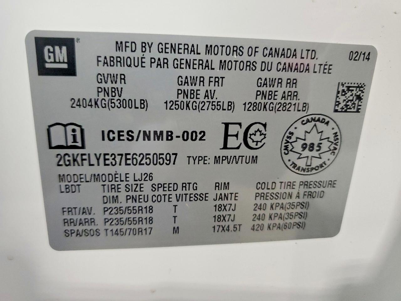 2014 GMC Terrain