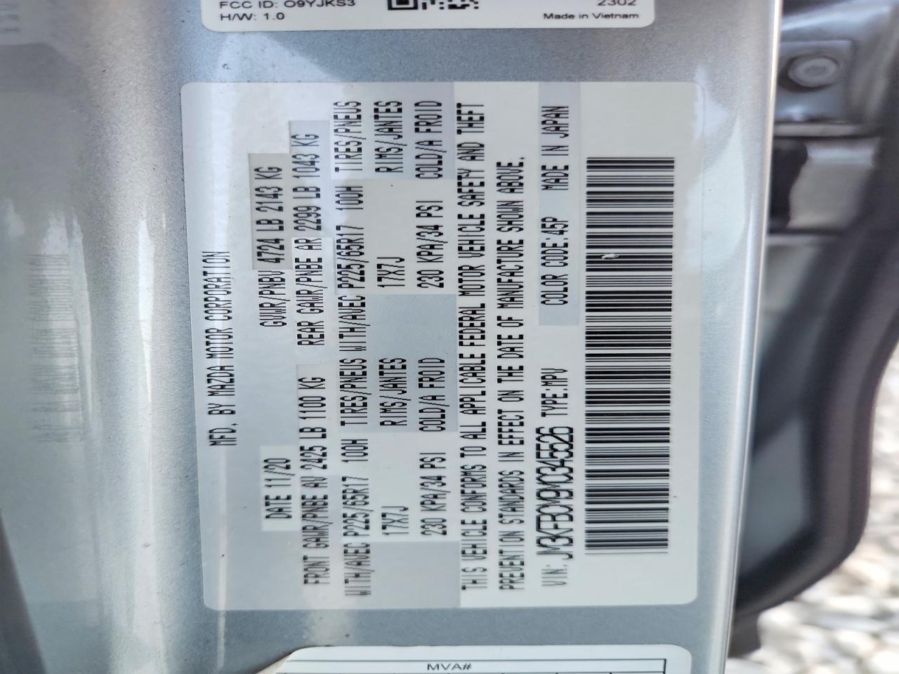 2021 MAZDA CX-5