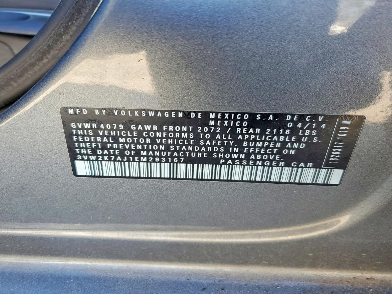 2014 VOLKSWAGEN JETTA