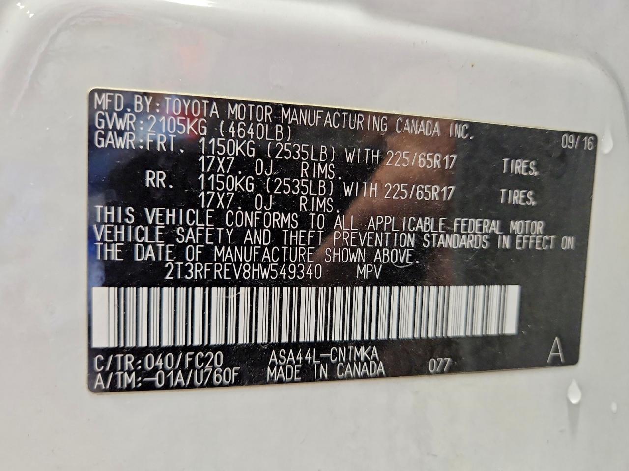 2017 TOYOTA RAV4