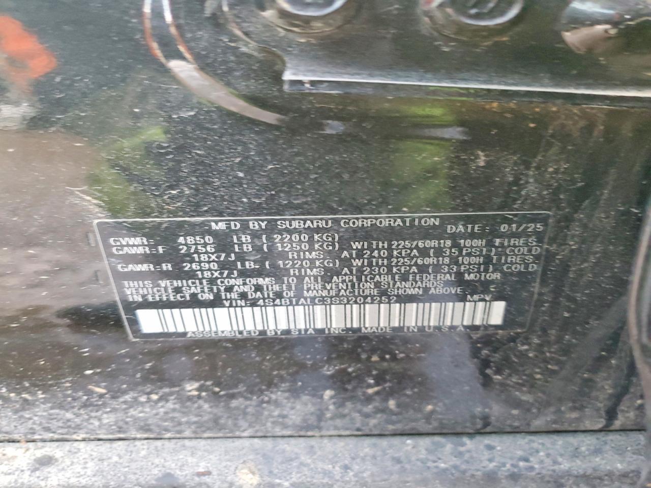 2025 SUBARU Outback