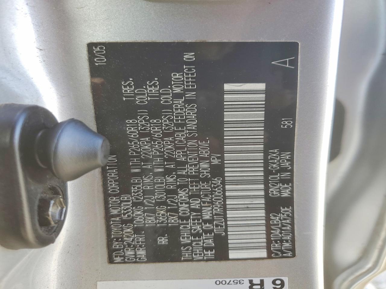 2006 TOYOTA 4Runner
