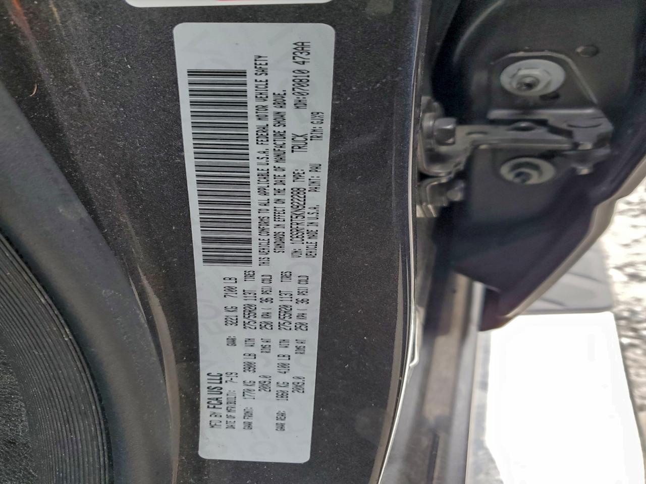 2019 RAM 1500