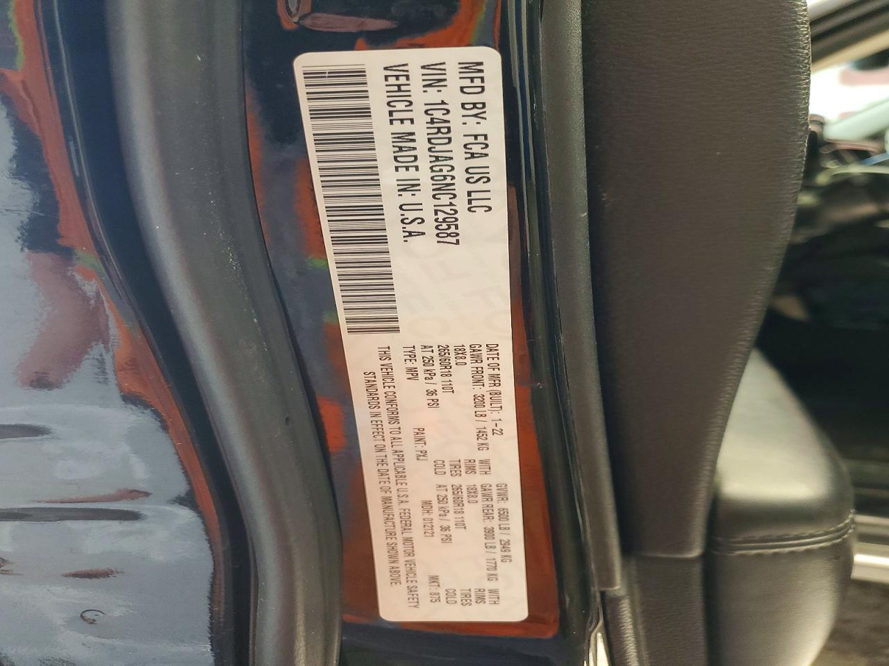2022 DODGE DURANGO