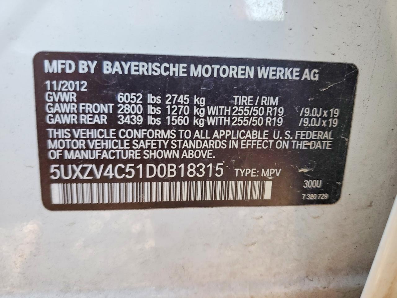 2013 BMW X5
