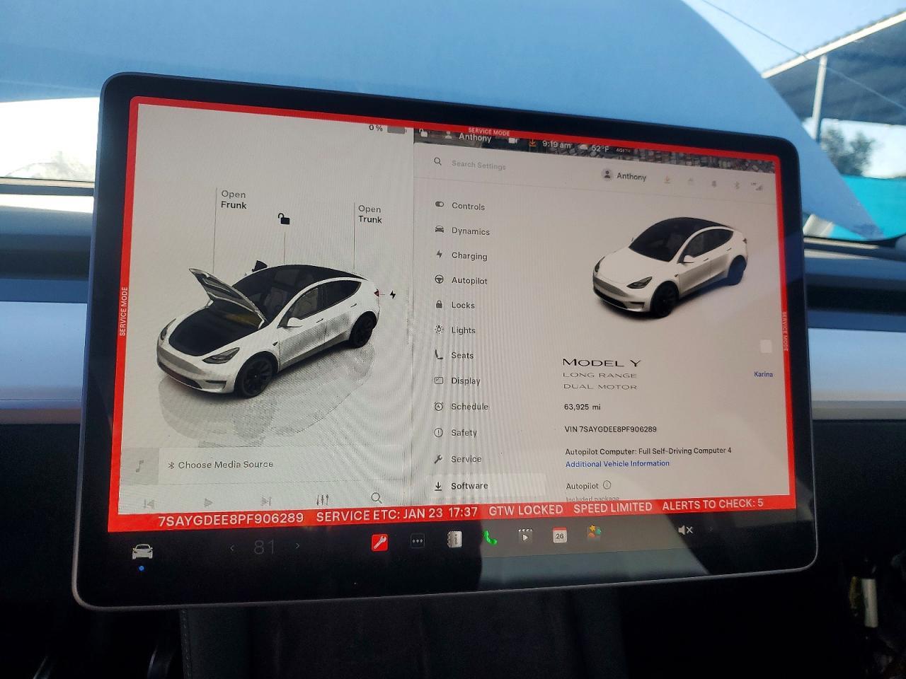 2023 TESLA MODEL Y
