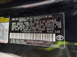 2007 TOYOTA CAMRY
