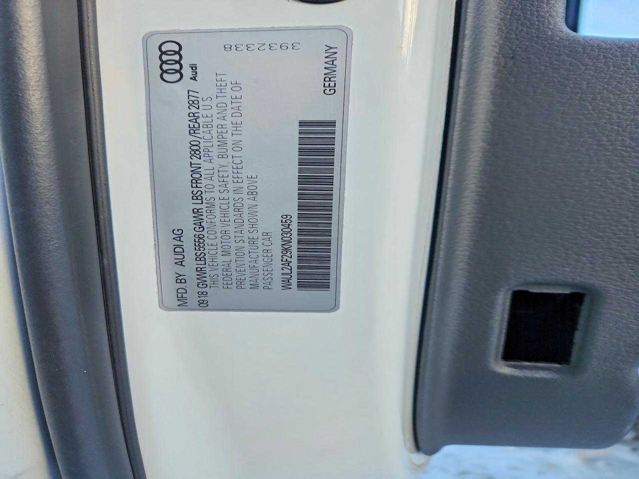 2019 AUDI A6