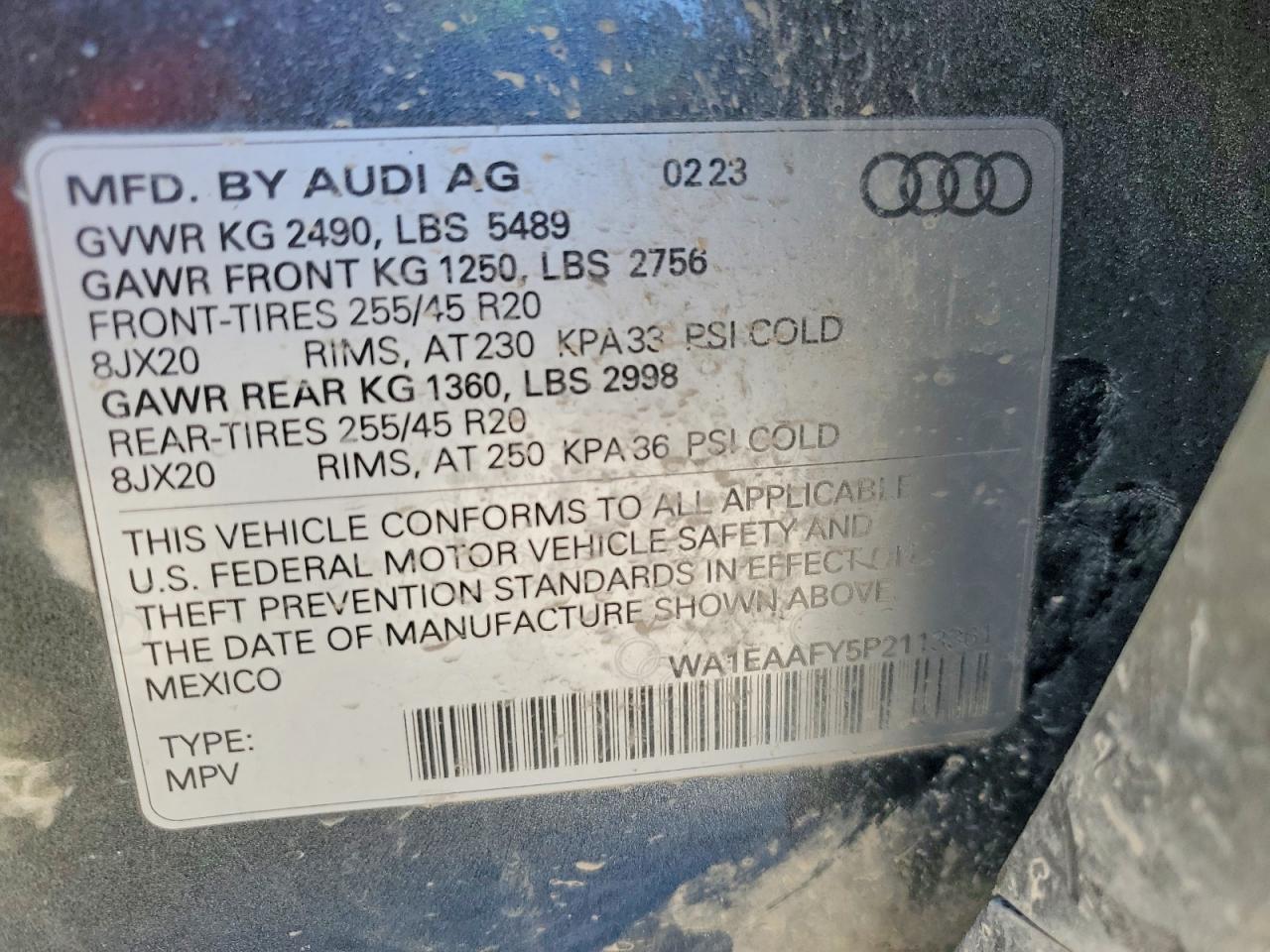 2023 AUDI Q5