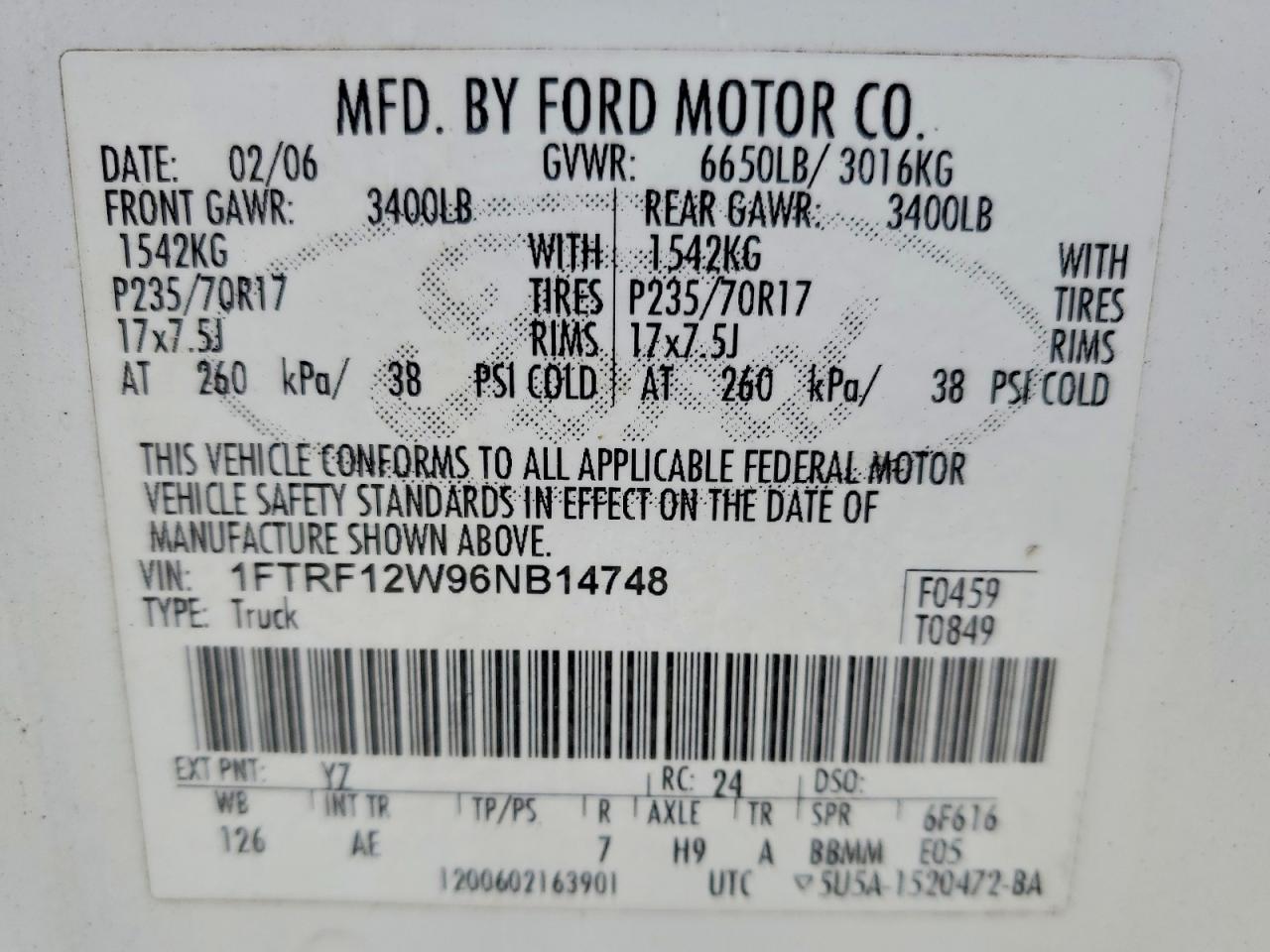 2006 FORD F-150
