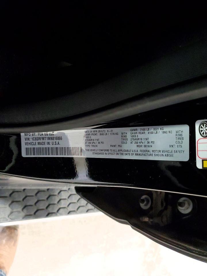 2021 RAM 1500