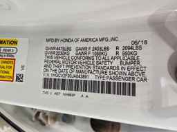 2018 HONDA ACCORD
