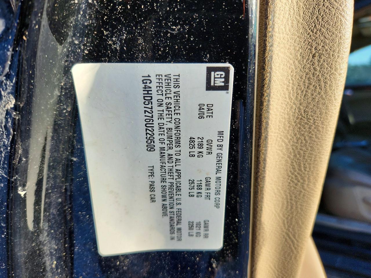 2006 BUICK Lucerne