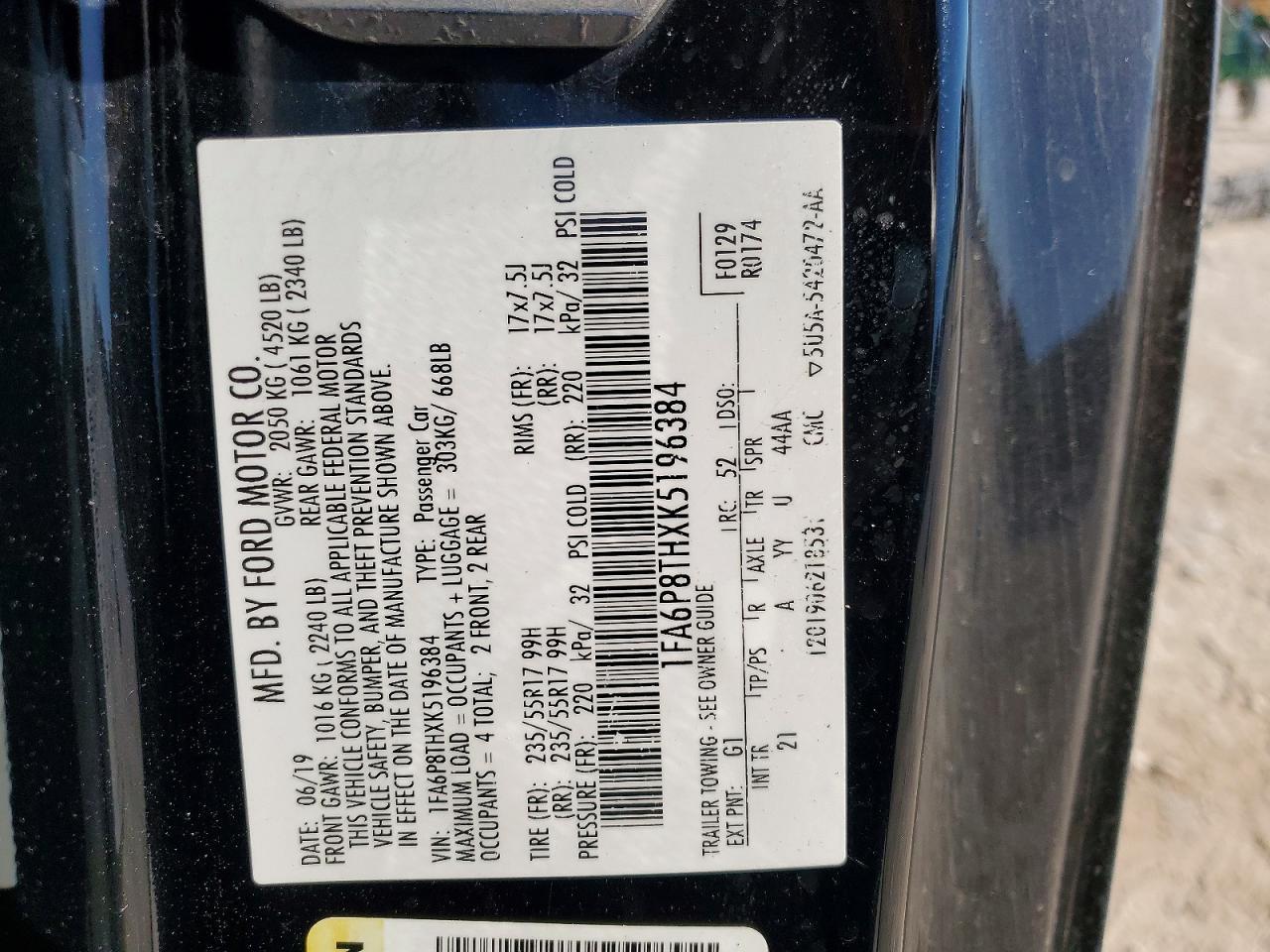 2019 FORD MUSTANG