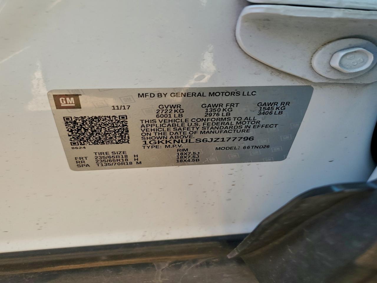 2018 GMC ACADIA