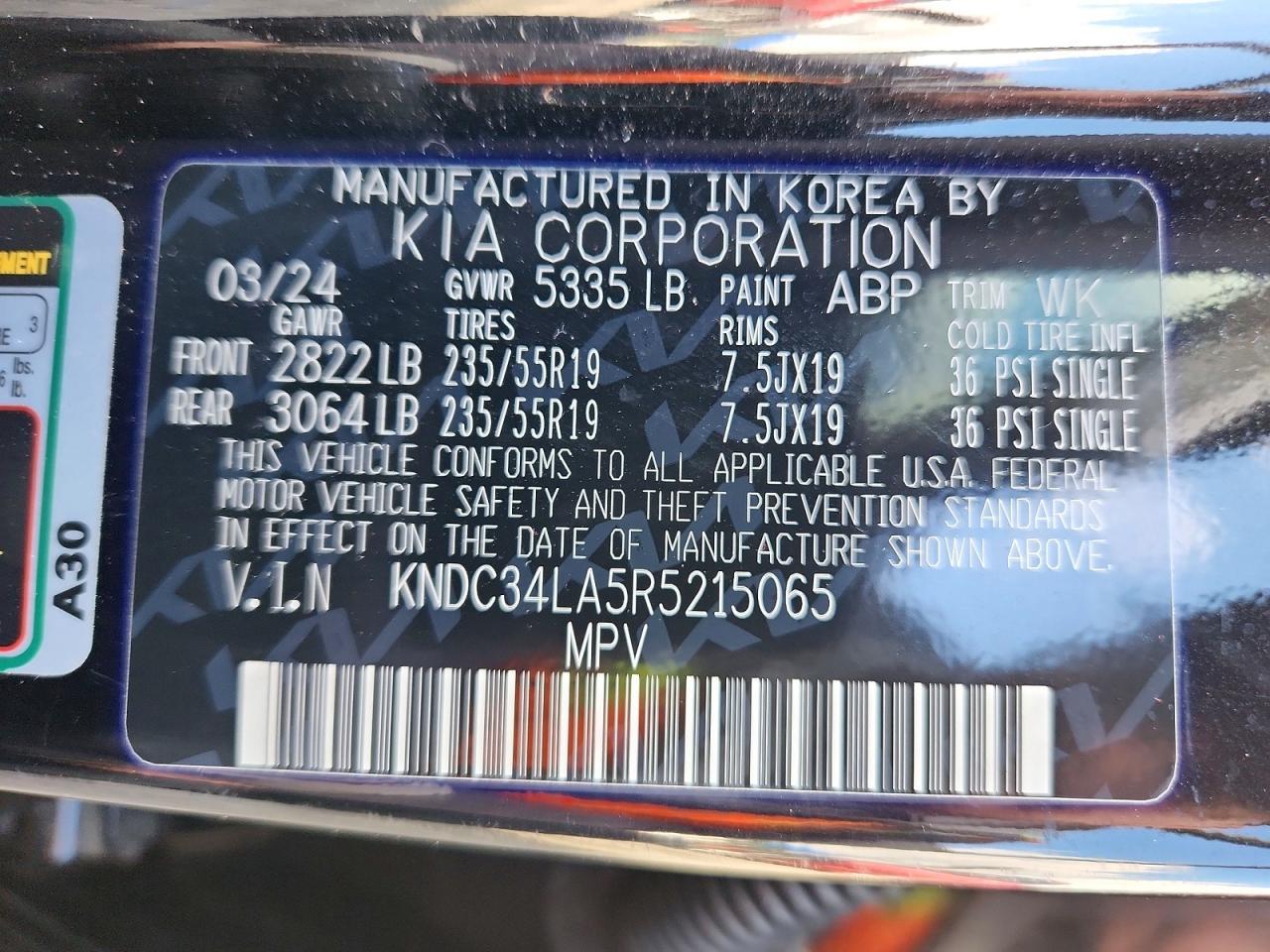 2024 KIA EV6