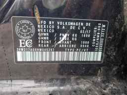2017 VOLKSWAGEN GOLF