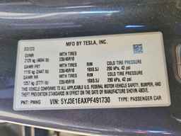 2023 TESLA MODEL 3