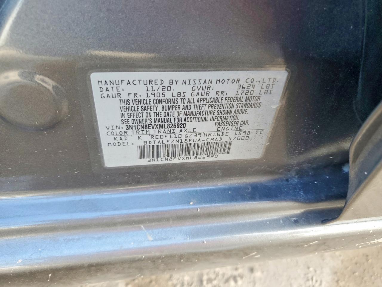 2021 NISSAN VERSA