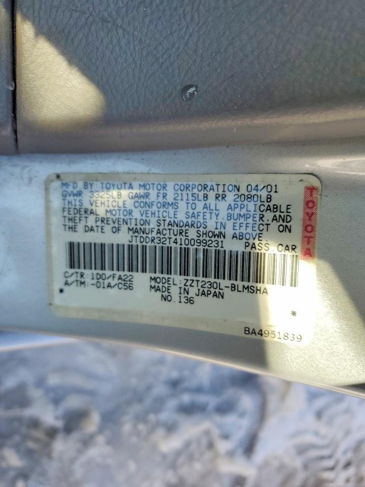 2001 TOYOTA Celica