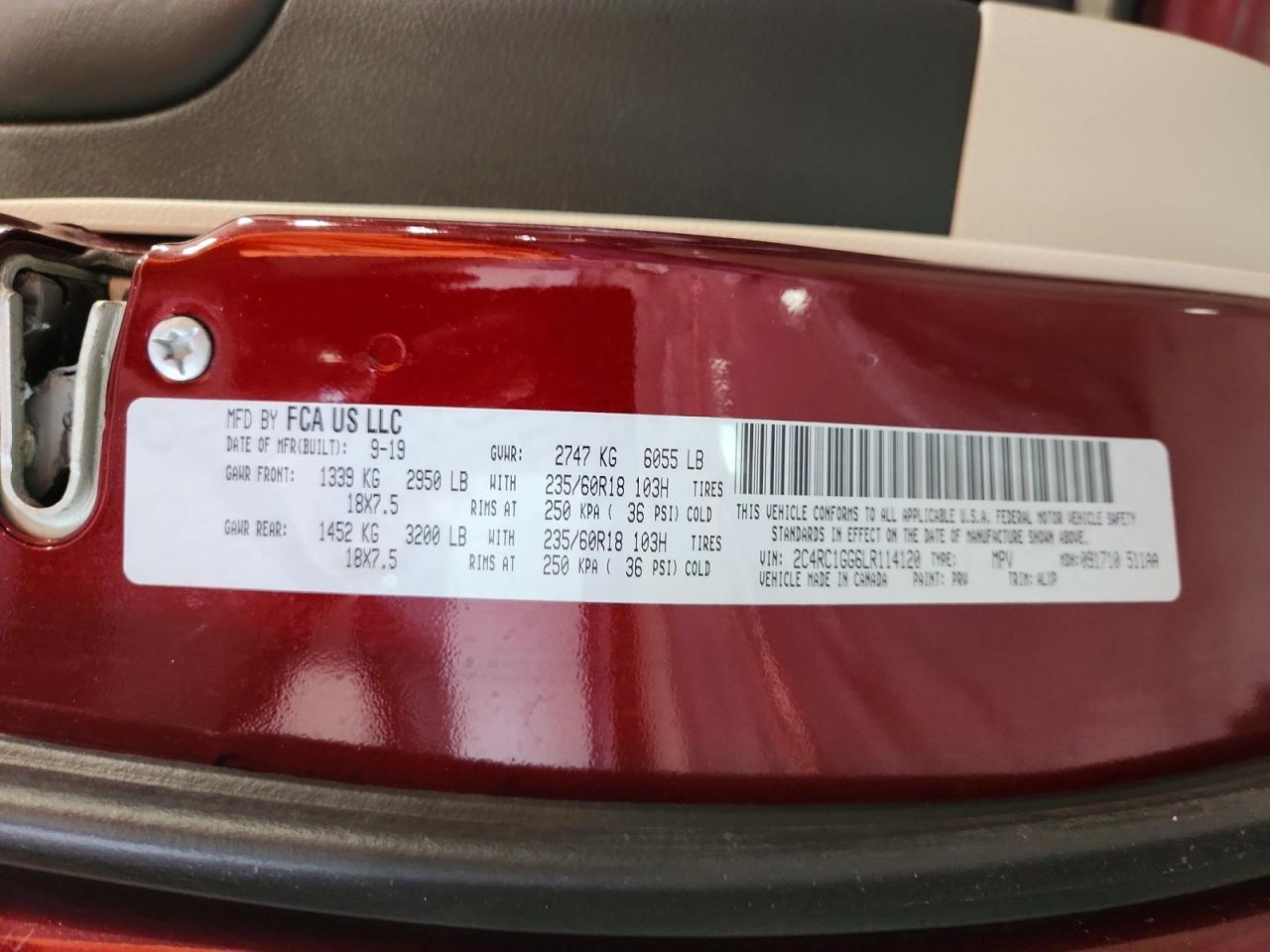2020 CHRYSLER Pacifica
